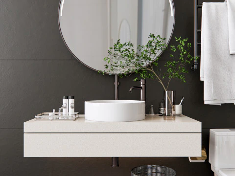 Jogo de banheiro 2 Modelo 3D