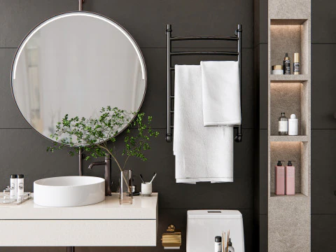 Jogo de banheiro 2 Modelo 3D