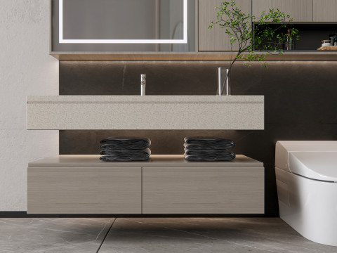 Vanity bathroom set 3 3D Модель