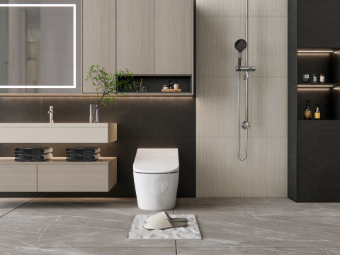 Vanity bathroom set 3 3D Модель