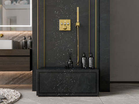 Vanity bathroom set 4 Modelo 3D