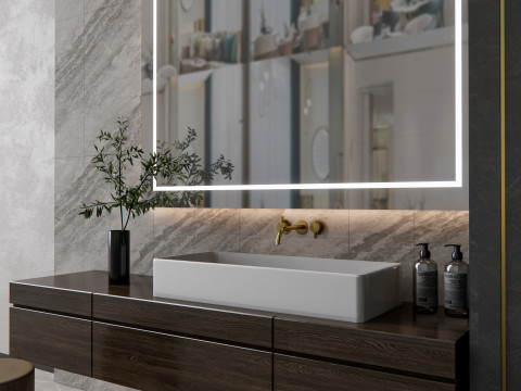 Vanity bathroom set 4 Modelo 3D