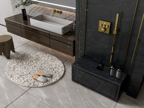 Vanity bathroom set 4 Modelo 3D