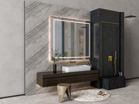 Vanity bathroom set 4 Modelo 3D