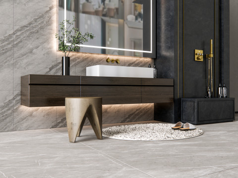 Vanity bathroom set 4 Modelo 3D