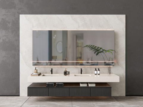 Vanity bathroom set 5 3D मॉडल