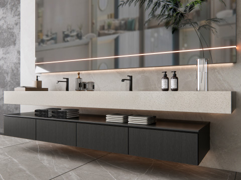 Vanity bathroom set 5 3D मॉडल