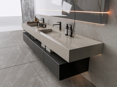 Vanity bathroom set 5 3D मॉडल