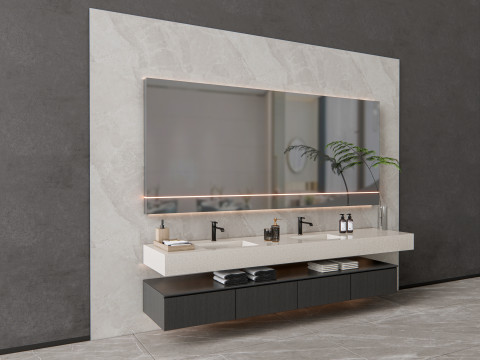 Vanity bathroom set 5 3D मॉडल