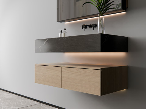 Vanity bathroom set 6 3D Model