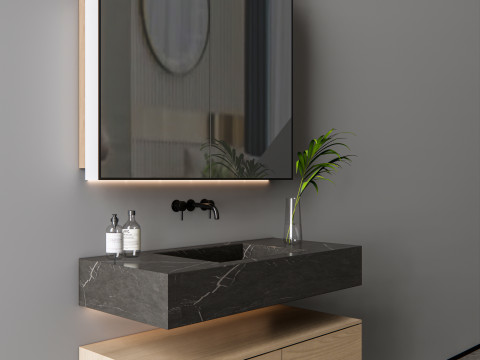 Vanity bathroom set 6 3D Model