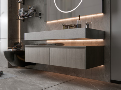 Vanity bathroom set 7 3D Модель