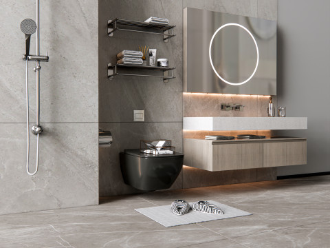 Vanity bathroom set 7 3D Модель