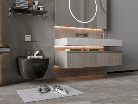Vanity bathroom set 7 3D Модель