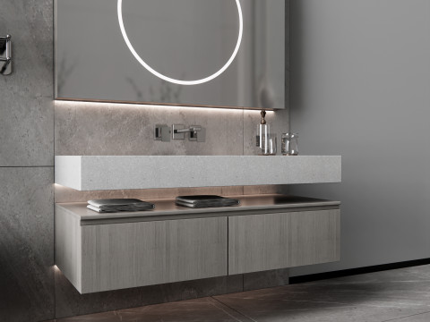 Vanity bathroom set 7 3D Модель