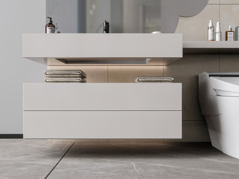 Vanity bathroom set 9 3D Модель