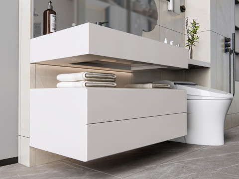 Vanity bathroom set 9 3D Модель