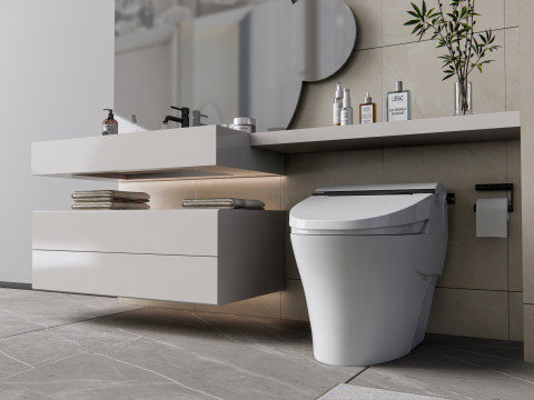 Vanity bathroom set 9 3D Модель