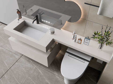 Vanity bathroom set 9 3D Модель