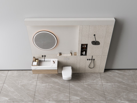 Vanity bathroom set 10 3D Модель