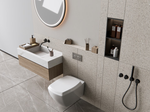 Vanity bathroom set 10 3D Модель