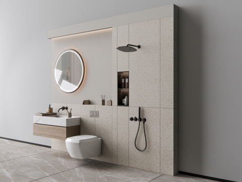 Vanity bathroom set 10 3D Модель
