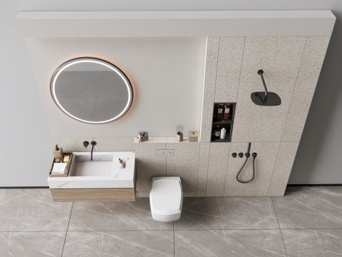 Vanity bathroom set 10 3D Модель