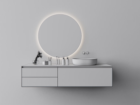 Vanity bathroom set 11 Modelo 3D
