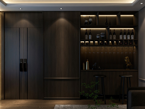 Home entertainment audio video visual room Home cinema 2 Modelo 3D