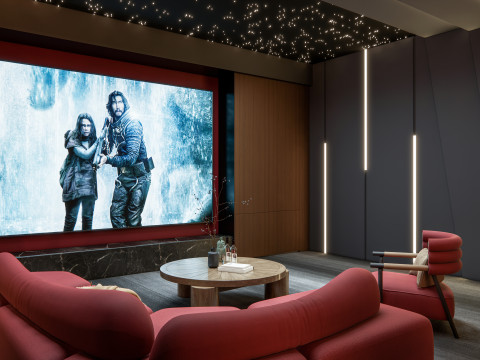 Home entertainment audio video visual room Home cinema 4 Modelo 3D