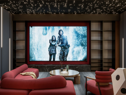 Home entertainment audio video visual room Home cinema 4 Modelo 3D