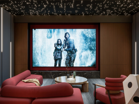 Home entertainment audio video visual room Home cinema 4 Modelo 3D