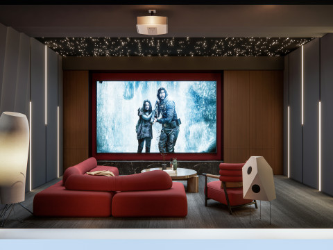Home entertainment audio video visual room Home cinema 4 Modelo 3D