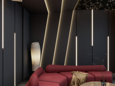 Home entertainment audio video visual room Home cinema 4 Modelo 3D