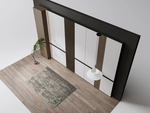 Pannello murale Pannello murale 3D Pannello 3D Fondale 1 Modello 3D