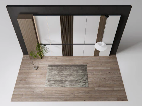 Pannello murale Pannello murale 3D Pannello 3D Fondale 1 Modello 3D