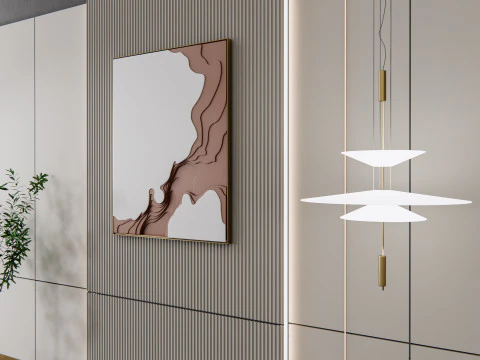 Duvar Paneli 3D duvar paneli 3d panel Arka plan 2 3D Model