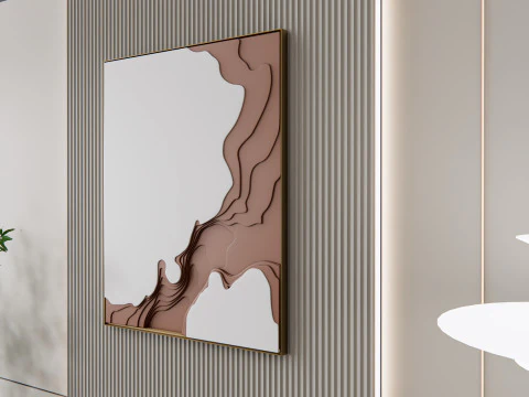 Duvar Paneli 3D duvar paneli 3d panel Arka plan 2 3D Model