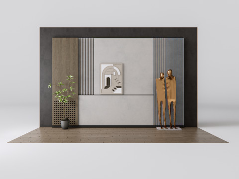Wall Panel 3D wall panel 3d panel Backdrop 3 3D-Modell