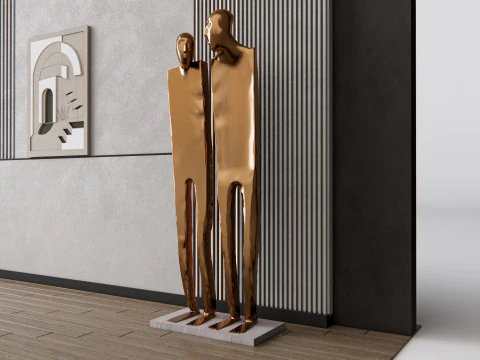 Wandpaneel 3D Wandpaneel 3D paneel Achtergrond 3 3D Model