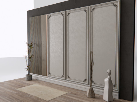Wall Panel 3D wall panel 3d panel Backdrop 4 3D-Modell