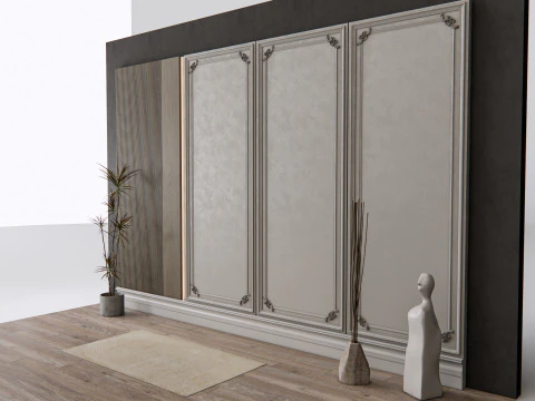 Wall Panel 3D wall panel 3d panel Backdrop 4 3D Model