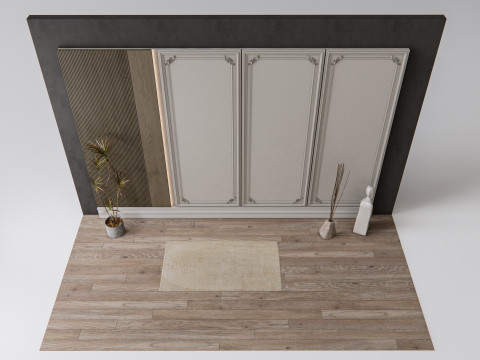 Wall Panel 3D wall panel 3d panel Backdrop 4 3D-Modell