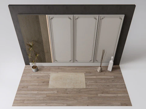 Wall Panel 3D wall panel 3d panel Backdrop 4 3D Model