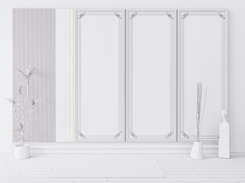 Wall Panel 3D wall panel 3d panel Backdrop 4 3D-Modell