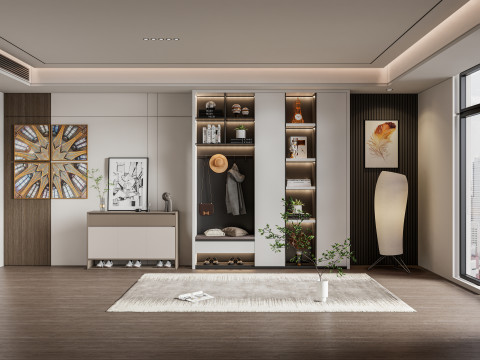 Entryway hallway entrance hall corridor furniture 2 3D Model