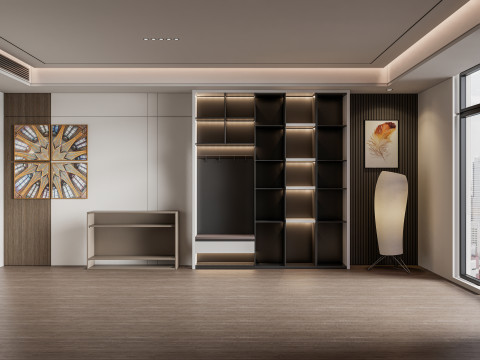 Entryway hallway entrance hall corridor furniture 2 3D-Modell