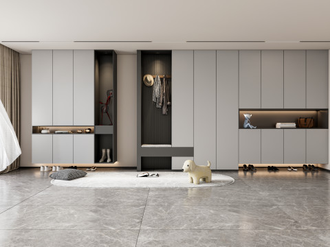 Entryway hallway entrance hall corridor furniture 3 3Dモデル