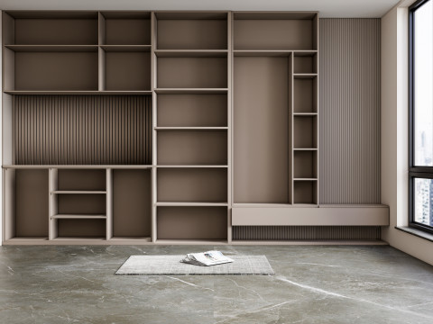 Entryway hallway entrance hall corridor furniture 4 Model 3D