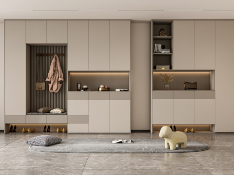Entryway hallway entrance hall corridor furniture 5 3Dモデル